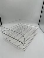 Organizador de archivos de diseño apilable, para escritorio, hogar, oficina, organizador de documentos