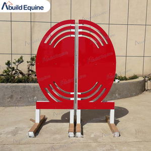 Abuild AB Equine Products: Ala per Salto Ostacoli Equestri con Design Personalizzato, Materiale in Alluminio, Dimensioni 170x60cm, Leggera e Facile da Installare - Product Image 6