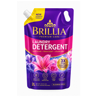 Sac d'emballage en gros personnalisé avec logo, grande poche à bec verseur et poignée, 2L 3L 5L, pour détergent liquide, robuste, conforme FDA REACH, OEM