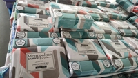 Lot de Draps de Lit 6 Pièces en Microfibre, Motifs Floraux, Parure de Lit Moderne avec 4 Taies d'Oreiller