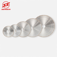 Lame de coupe diamantée silencieuse SS-BS050 OEM ODM 350 mm (14 pouces) pour pierre frittée, dalle de roche, carrelage – Coupe lisse et précise