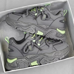 Zapatos Deportivos para Hombre, Nuevos, Otoñales, Modernos, Versátiles, Juveniles, Casuales, con Suela Gruesa, Aumentan la Estatura, Blancos, con Malla y Cordones - Product Image 4