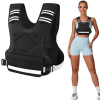 Nouveau modèle transfrontalier de gilet lesté réglable pour la course, gilet de sac de sable invisible avec poids réglable, ensemble lesté