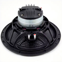 Haut-parleur coaxial large bande 400W 12 pouces 10 pouces 15 pouces à aimant néodyme, bobine mobile de 3 pouces en fibre de carbone, 98dB 65Hz pour sonorisation de scène et systèmes Line Array
