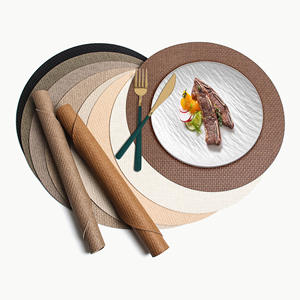 Hochwertige Hitzebeständige Maßgefertigte Nordische Runde Leder-Tischunterlage Wasserdicht Ölfest Langlebig 2mm Dick Umweltfreundlich für Hotels Restaurants - Product Image 2