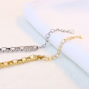 Pulsera de Moda con Doble Cadena de Bolas de Acero Inoxidable de 8mm, Color Dorado, Unisex, para Regalo - Product Image 3