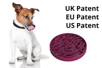 Mangeoire lente en silicone écologique 2 en 1 tapis à lécher pour chien bol Mars bols de nourriture pour animaux de compagnie bol pour chien mangeoire lente