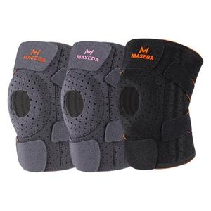 Shiwei Knee <b>Pad</b> Spring Support EVA Padding Breathable Sports Protection <b>Running</b> Cycling Mountaineering Unisex Grayish Pink - Product Image 2