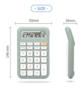 Haute qualité mignon Kawaii poche Mini calculatrice rose vert petite calculatrice électronique fournitures de bureau étudiant calculatrice solaire - Product Image 2