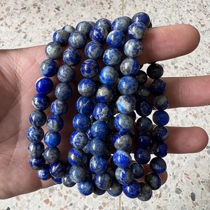 สร้อยข้อมือลูกปัดคริสตัลควอตซ์หินธรรมชาติขนาด 6 มม. 8 มม. 10 มม. สร้อยข้อมือหินอาเกตแบบร้อยด้วยมือสำหรับผู้หญิงและผู้ชาย - Product Image 6