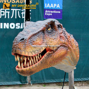 Mon Dino Grandeur nature Dinosaure Robot Statue Sur <span class=keywords><strong>Le</strong></span> Mur - Product Image 1
