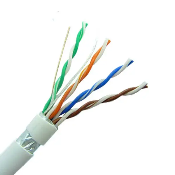 Câble Ethernet Ftp Cat5e Lan, cordon de données pour réseau de données, avec cuivre nu, d'extérieur, 24awg, 1000ft