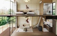 Vente directe usine NeoFabHome – Maison préfabriquée moderne, mini-maison modulaire portable, petite maison pour jardin ou espace extérieur