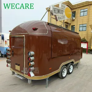 Wecare airstream Пицца/bbq продовольственный грузовик Кейтеринг Трейлер с полным кухонным оборудованием