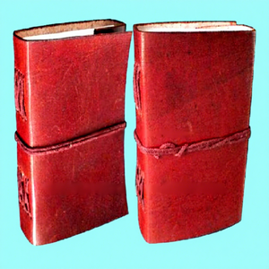 สมุดบันทึกปกหนังทำมือคุณภาพสูงพร้อมสายรัดแบบวินเทจ ขายส่งราคาพิเศษ - Product Image 1