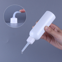 Flacon compte-gouttes en plastique avec embout en silicone souple pour le nettoyage des oreilles des animaux de compagnie