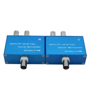 Dual AHD CVI TVI CVBS 1080P 400m Security <b>Camera</b> System with Metal Case Multiplexer Video Balun <b>Cable</b> and Monitor - Product Image 4