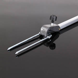 Soporte para caña de pescar de aleación de aluminio, 2,1 m, plegable de doble propósito con rotación para accesorios de pesca - Product Image 4