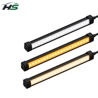 Barre lumineuse LED de camping 60 cm 9W, nouvelle, double couleur, dimmable, blanc ambre, lumière mixte, magnétique, 12V 24V pour voiture et camping-car