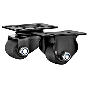 <span class=keywords><strong>1</strong></span>''<span class=keywords><strong>1</strong></span>.2''<span class=keywords><strong>1</strong></span>.5''2''2.5''3 ''Plaque supérieure Profil bas Petites roues Roulettes de réfrigérateur en nylon à centre de gravité bas pour service moyen - Product Image 3
