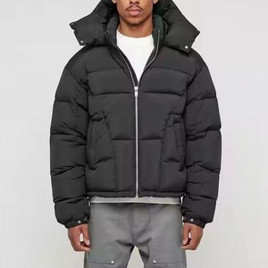 Chaqueta Acolchada de Invierno para Hombre, Diseño Personalizado con Logotipo, de Algodón, con Relleno de Poliéster, para Exteriores - Product Image 3