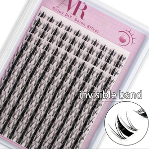 Private Label <strong>Cluster</strong> <strong>Lashes</strong> Kit D Curl <strong>Lash</strong> <strong>Clusters</strong> Invisible Band Natural Diy Individual Custom <strong>Cluster</strong> Eyelash Kit - Product Image 2