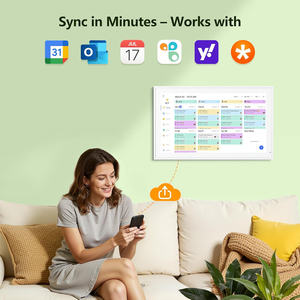 <span class=keywords><strong>Calendario</strong></span> Digital Inteligente de 15.6 Pulgadas con Pantalla Táctil WiFi y Función de Marco de Fotos, Compatible con <span class=keywords><strong>Google</strong></span> iCloud Sync - Product Image 5