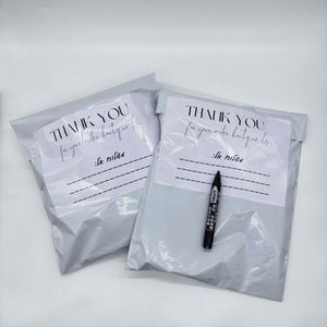 Custom Logo White Mailer Shipping Packaging Mailing Bags Large Extra Large 14.5x19 19x24 Poly Bags - Product Image 2