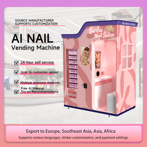 Distributore Automatico Intelligente per Stampa Unghie con Lettore di Carte - Macchina per Stampa Unghie Cosmetici Bellezza Giochi a Moneta - Product Image 3