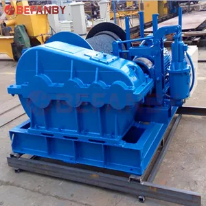 Heavy Duty Wire Rope Low Speed Factory Outlet Double Drum Winch 15 Ton