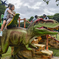 Dinosaure animatronique électrique T-Rex à chevaucher pour enfants - Attraction pour parcs d'attractions et centres commerciaux