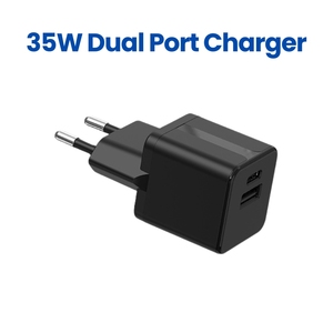 <span class=keywords><strong>Chargeur</strong></span> rapide 35W PD+QC 3.0 <span class=keywords><strong>Chargeur</strong></span> mural double USB Adaptateur secteur USB-C et USB-A <span class=keywords><strong>pour</strong></span> iPhone 12 13 14 15 Pro Max iPad Pro <span class=keywords><strong>Samsung</strong></span> - Product Image 2