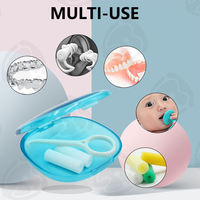 Boîte dentaire en plastique personnalisée avec logo OEM, transparente, épaisse, pour appareils dentaires invisibles, étui de rangement complet pour aligneurs, étui pour prothèses dentaires