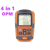Mini optik güç ölçer Fiber optik test cihazı Opm el kırmızı ışık kaynağı optik güç ölçer dijital güç ölçer