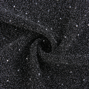 Grs <span class=keywords><strong>Polyester</strong></span> kim loại sợi nhuộm Ấn Độ ăn mặc màu nâu màu hồng màu xám Rhinestone dài chiều dài lurex <span class=keywords><strong>Interlock</strong></span> vải với thạch - Product Image 2