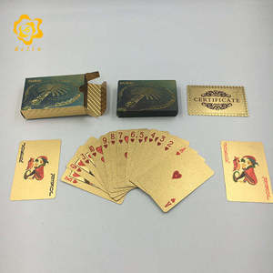 Custom <strong>Print</strong> Size Waterproof 100% <strong>Plastic</strong> Magic Poker Decks Dubai Playing Cards - Product Image 5