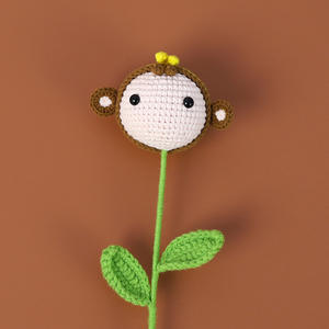 ชุดตุ๊กตาถักโครเชต์รูปสัตว์เลี้ยงในฟาร์ม วัว หมู ไก่ - Product Image 6