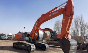 Excavadora de cadenas Hitachi Zaxis 300 naranja, equipo de construcción de alta resistencia - Product Image 6