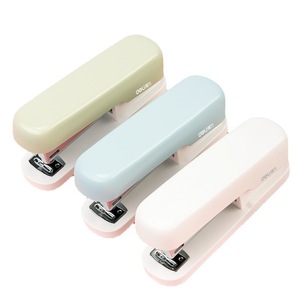 Deli Stapler TA301 Mini Macaron Colors Plastic Office Stapler With 12# Staples - Product Image 5