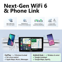 Autoradio Android 13 SL13 9/10 pouces pour cadre universel, Rockchip RK3562, écran WiFi 6, BT 5.4, CarPlay sans fil, Android Auto