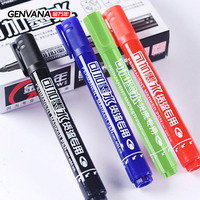 Marqueur permanent GENVANA OEM avec logo personnalisé, séchage rapide, imperméable, encre à base d'huile rechargeable, marqueur à peinture solide recyclable