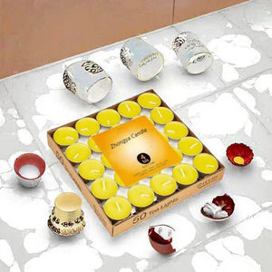 Velas de Té sin Humo de Cera de Parafina No Tóxica para Lámparas de Mantequilla Budistas, Bodas, Cumpleaños y Decoración del Hogar - Product Image 3