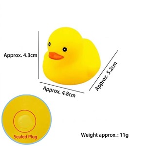 Juguetes <span class=keywords><strong>de</strong></span> Baño <span class=keywords><strong>de</strong></span> Goma con Forma <span class=keywords><strong>de</strong></span> Pato <span class=keywords><strong>de</strong></span> <span class=keywords><strong>3</strong></span> Pulgadas, Impresos Personalizados, con Sellado Inferior que Evita la Entrada <span class=keywords><strong>de</strong></span> <span class=keywords><strong>Agua</strong></span>, Juguetes Únicos para la Bañera para Niños - Product Image 2
