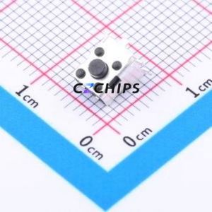 TS4538ZJ-TP 250gf 121 Tactile Switch SMD Switch Single Pole Single Throw Round Button 2.5N Horizontal Mount - Product Image 1