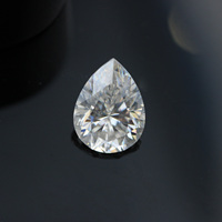 Yu Ying poire forme D couleur moissanite avec certificat GRA goutte synthétique diamant pierre précieuse pour la fabrication de bagues de bijoux