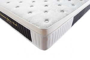 Nệm Lò Xo Có Túi Cuộn Phổ Biến Bán Sỉ 12 Inch Giường Trong Một Hộp Có Bọt Hoạt Tính Cao Su Thiên Nhiên <span class=keywords><strong>Full</strong></span> Queen King Size - Product Image 5