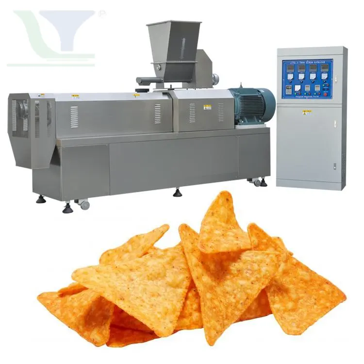 High Efficient Fully Automatic Doritos Chips Production Line Best Tortilla Making Machine