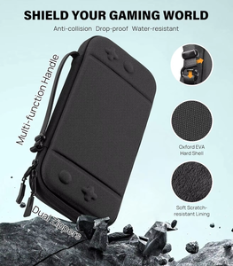 Nuevo Estuche Protector de Viaje Rígido de EVA para <span class=keywords><strong>Nintendo</strong></span> <span class=keywords><strong>Switch</strong></span> 2 OLED con 10 Ranuras para Tarjetas de Juego, Impermeable y Resistente a Golpes - Product Image 4