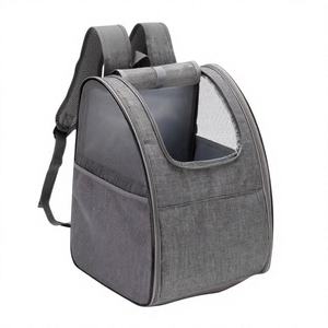 Sac à dos de transport pour animaux de compagnie respirant de qualité supérieure, pliable, pour chats et petits chiens, avec sangles ergonomiques et fenêtres en maille - Product Image 2
