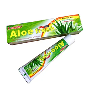 Dentifricio Aloe vera per la vendita anti-batterico, mantiene il respiro fresco e sbianca i denti per lungo tempo